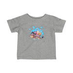Infant Fine Jersey Printed Tee | Cute Donkey and its friends - BnG Wear