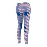 Women's Cut & Sew Casual Leggings | Jeggings | Abstract - BnG Wear