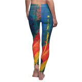 Women's Cut & Sew Casual leggings | Jeggings | Stylish abstract - BnG Wear