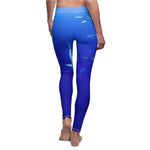Women's Cut & Sew Casual Leggings | Jeggings | Shark Abstract - BnG Wear