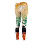 Women's Cut & Sew Casual Leggings | Jeggings | Desert Abstract - BnG Wear