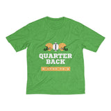 Men's Heather Dri-Fit Tee | Rugby Quarter Back Game On - BnG Wear