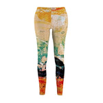 Women's Cut & Sew Casual Leggings | Jeggings | Desert Abstract - BnG Wear