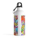 Smiling Monster Doodle Stainless Steel Water Bottle - BnG Wear