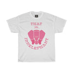 That is Irrelephant Women Designous Printed T shirt round neck