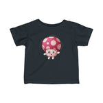 Infant Fine Jersey Printed Tee |  Happy Mushroom - BnG Wear