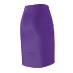 Dark Purple Women's Pencil Skirt - BnG Wear