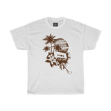 Vacation Island Women Designous Printed T shirt round neck