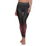 Women's Cut & Sew Casual Leggings | Jeggings | Fireworks Abstract - BnG Wear
