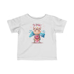Infant Fine Jersey Printed Tee | Cow - BnG Wear