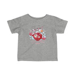 Infant Fine Jersey Printed Tee | I love You - BnG Wear