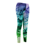 Women's Cut & Sew Casual Leggings | Jeggings | Crystal Abstract - BnG Wear