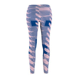 Women's Cut & Sew Casual Leggings | Jeggings | Abstract - BnG Wear