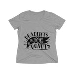 Deadlifts For Donuts Women's Heather Wicking Tee - BnG Wear