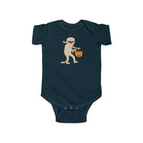 Mummy Pumpkin Halloween Infant Fine Jersey Bodysuit