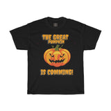 the great pumpkin is coming halloween classic t shirt