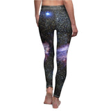 Women's Cut & Sew Casual Leggings | Jeggings | Galaxy Abstract - BnG Wear