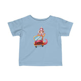 Infant Fine Jersey Printed Tee | Dino in Car - BnG Wear