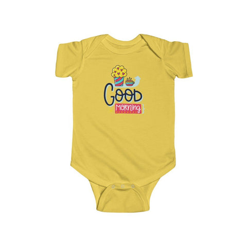 Infant Fine Jersey Bodysuit | Good Morning - BnG Wear