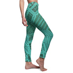 Women's Cut & Sew Casual Leggings | Building Abstract - BnG Wear
