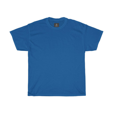Unisex Round Neck Plain T-Shirt Royal Blue (Regular Fit)
