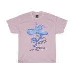 I'm not a girl I'm a storm with skin Women Designous Printed T shirt round neck