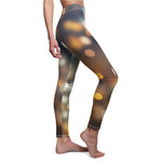 Women's Cut & Sew Casual Leggings | Jeggings | City Light Abstract - BnG Wear