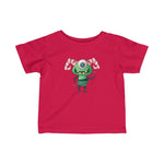 Infant Fine Jersey Printed Tee | Cute Monster Alien - BnG Wear