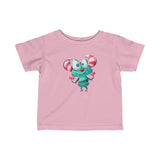 Infant Fine Jersey Printed Tee |  Happy alien Monster - BnG Wear