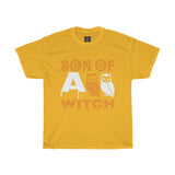 son of a witch halloween owl classic t shirt