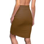 Brown Women's Pencil Skirt - BnG Wear