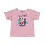 Infant Fine Jersey Printed Tee |  I love You Rhino - BnG Wear