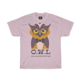 O. W. L. One Wonderful Lad  Women Designous Printed T shirt round neck - BnG Wear