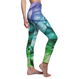 Women's Cut & Sew Casual Leggings | Jeggings | Crystal Abstract - BnG Wear