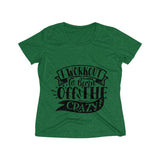 I workout to burn off the crazy Women's Heather Wicking Tee - BnG Wear