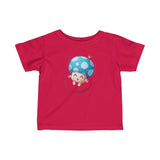 Infant Fine Jersey Printed Tee | Mushroom Skipping - BnG Wear
