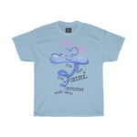 I'm not a girl I'm a storm with skin Women Designous Printed T shirt round neck