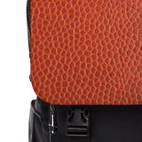 Tan Leather Print Unisex Casual Shoulder Backpack