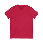 Unisex Jersey Short Sleeve Red Tee (V- Neck)
