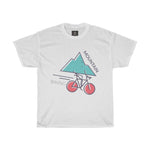 Mountain Biking Women Designous Printed T shirt round neck