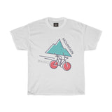 Mountain Biking Women Designous Printed T shirt round neck
