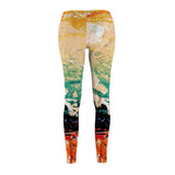Women's Cut & Sew Casual Leggings | Jeggings | Desert Abstract - BnG Wear