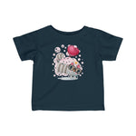 Infant Fine Jersey Printed Tee | Specs Kitty - BnG Wear