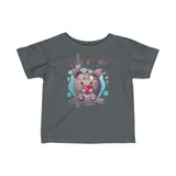 Infant Fine Jersey Printed Tee |  I love You Rhino - BnG Wear
