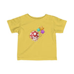 Infant Fine Jersey Printed Tee | Mushroom with star balloon - BnG Wear