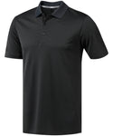 Adidas® 2-colour stripe Black Polo Shirt