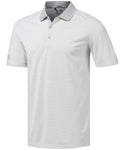 Adidas® 2-colour stripe White Polo Shirt