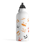 Halloween Pumpkin face Stainless Steel Water Bottle