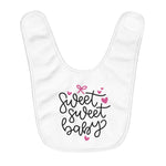 Fleece Baby Bib | Baby Shower | Sweet Sweet Baby - BnG Wear