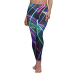 Women's Cut & Sew Casual Leggings | Jeggings | Disco Abstract - BnG Wear